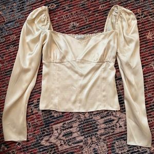 Sold - Roe silk reformation top